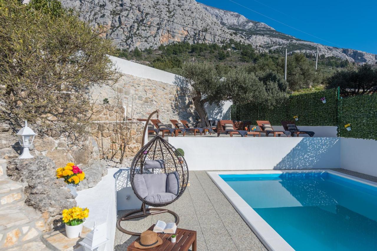 Villa Petra Apartment With Private Pool Makarska Exteriör bild
