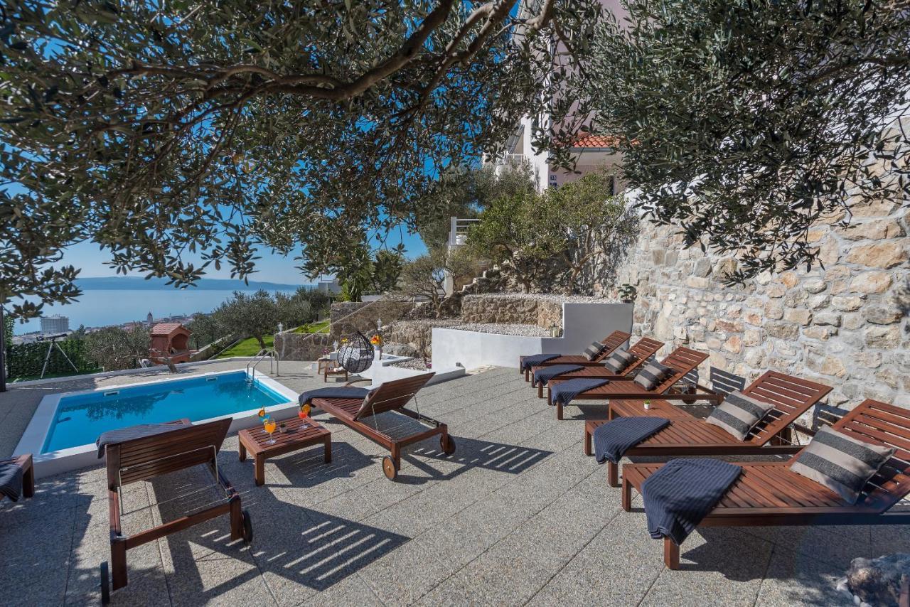 Villa Petra Apartment With Private Pool Makarska Exteriör bild