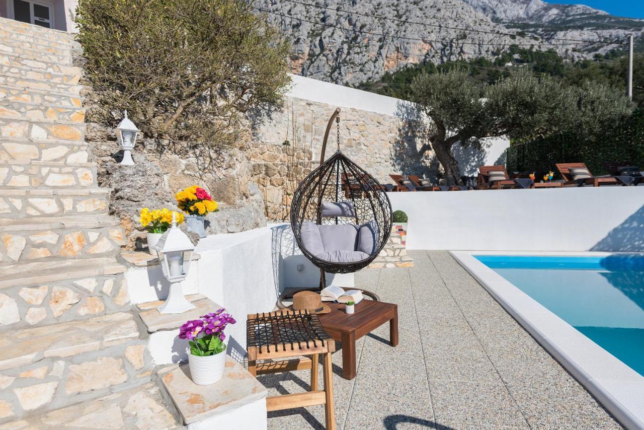 Villa Petra Apartment With Private Pool Makarska Exteriör bild