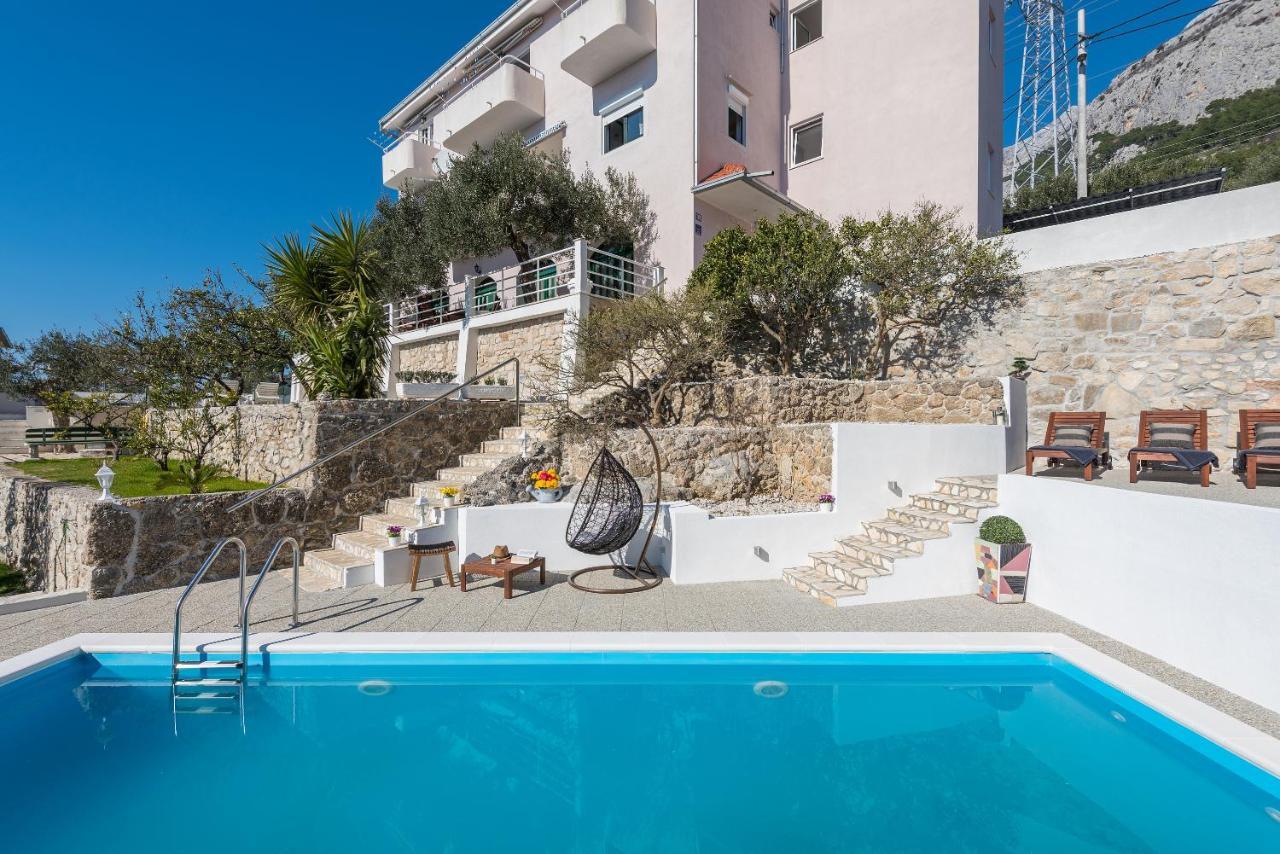 Villa Petra Apartment With Private Pool Makarska Exteriör bild